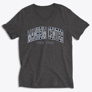 Manheim Center New York Traditional Soft Lightweight V-Neck