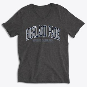 Highland Park North Carolina Traditional Soft Lightweight V-Neck