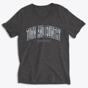 Town And Country Missouri Traditional Soft Lightweight V-Neck