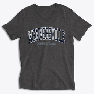 Wennersville Pennsylvania Traditional Soft Lightweight V-Neck
