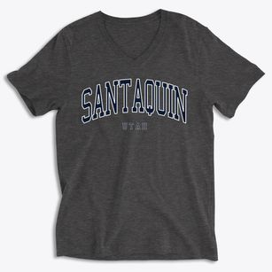 Santaquin Utah Traditional Soft Lightweight V-Neck