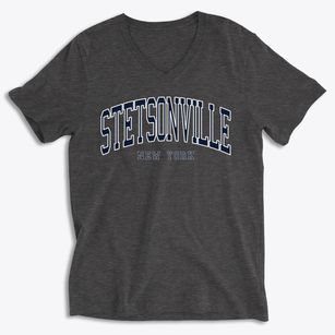 Stetsonville New York Traditional Soft Lightweight V-Neck
