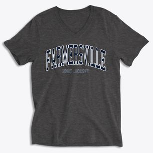 Farmersville New Jersey Traditional Soft Lightweight V-Neck