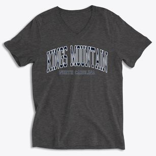 Kings Mountain North Carolina Traditional Soft Lightweight V-Neck