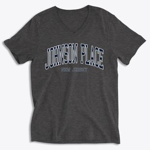 Johnson Place New Jersey Traditional Soft Lightweight V-Neck