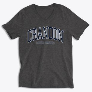 Crandon South Dakota Traditional Soft Lightweight V-Neck