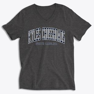 Kyles Crossroads North Carolina Traditional Soft Lightweight V-Neck