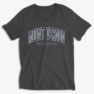 Mount Vernon North Carolina Traditional Soft Lightweight V-Neck