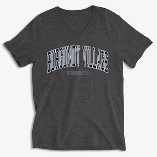 Burgundy Village Virginia Traditional Soft Lightweight V-Neck
