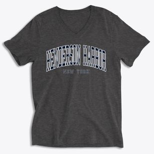 Henderson Harbor New York Traditional Soft Lightweight V-Neck