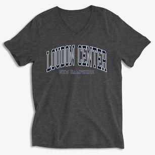 Loudon Center New Hampshire Traditional Soft Lightweight V-Neck
