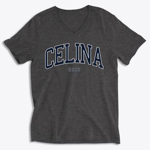 Celina Ohio Traditional Soft Lightweight V-Neck
