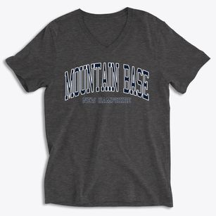 Mountain Base New Hampshire Traditional Soft Lightweight V-Neck