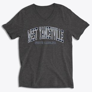 West Yanceyville North Carolina Traditional Soft Lightweight V-Neck