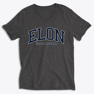 Elon North Carolina Traditional Soft Lightweight V-Neck