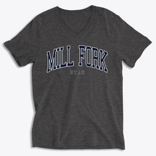 Mill Fork Utah Traditional Soft Lightweight V-Neck