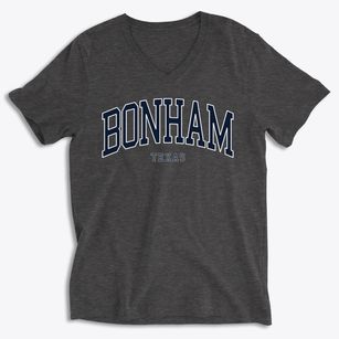 Bonham Texas Traditional Soft Lightweight V-Neck