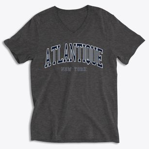 Atlantique New York Traditional Soft Lightweight V-Neck