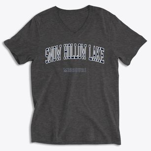 Snow Hollow Lake Missouri Traditional Soft Lightweight V-Neck