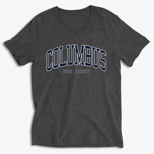 Columbus New Jersey Traditional Soft Lightweight V-Neck