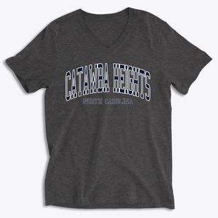 Catawba Heights North Carolina Traditional Soft Lightweight V-Neck