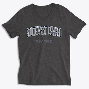 Southwest Oswego New York Traditional Soft Lightweight V-Neck