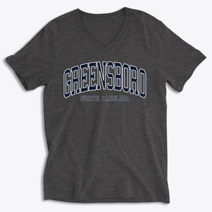 Greensboro North Carolina Traditional Soft Lightweight V-Neck