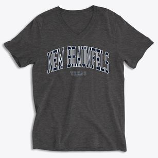 New Braunfels Texas Traditional Soft Lightweight V-Neck