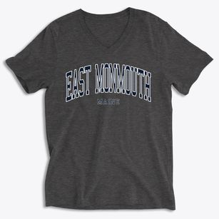 East Monmouth Maine Traditional Soft Lightweight V-Neck