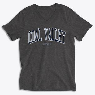 Coal Valley Iowa Traditional Soft Lightweight V-Neck