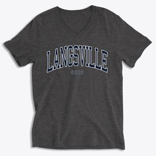 Langsville Ohio Traditional Soft Lightweight V-Neck
