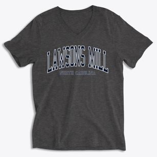 Lawsons Mill North Carolina Traditional Soft Lightweight V-Neck