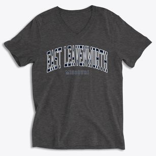 East Leavenworth Missouri Traditional Soft Lightweight V-Neck