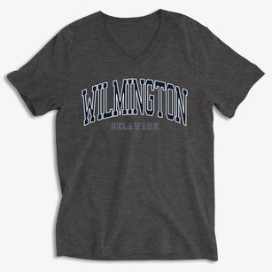 Wilmington Delaware Traditional Soft Lightweight V-Neck