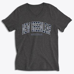 New Greenleaf Michigan Traditional Soft Lightweight V-Neck