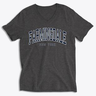 Farmingdale New York Traditional Soft Lightweight V-Neck