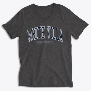 White Villa Kentucky Traditional Soft Lightweight V-Neck