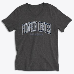 Pumpkin Center Oklahoma Traditional Soft Lightweight V-Neck