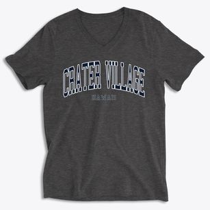 Crater Village Hawaii Traditional Soft Lightweight V-Neck