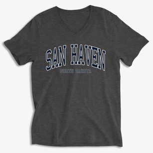 San Haven North Dakota Traditional Soft Lightweight V-Neck