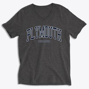 Plymouth Wisconsin Traditional Soft Lightweight V-Neck