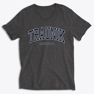 Traunik Michigan Traditional Soft Lightweight V-Neck