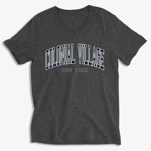 Colonial Village New York Traditional Soft Lightweight V-Neck
