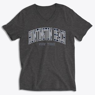Huntington Beach New York Traditional Soft Lightweight V-Neck