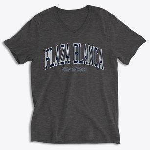 Plaza Blanca New Mexico Traditional Soft Lightweight V-Neck