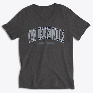 Van Deusenville New York Traditional Soft Lightweight V-Neck