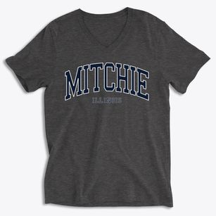 Mitchie Illinois Traditional Soft Lightweight V-Neck