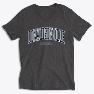 Donaldsonville Louisiana Traditional Soft Lightweight V-Neck