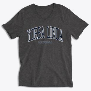Yorba Linda California Traditional Soft Lightweight V-Neck