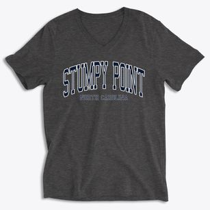 Stumpy Point North Carolina Traditional Soft Lightweight V-Neck